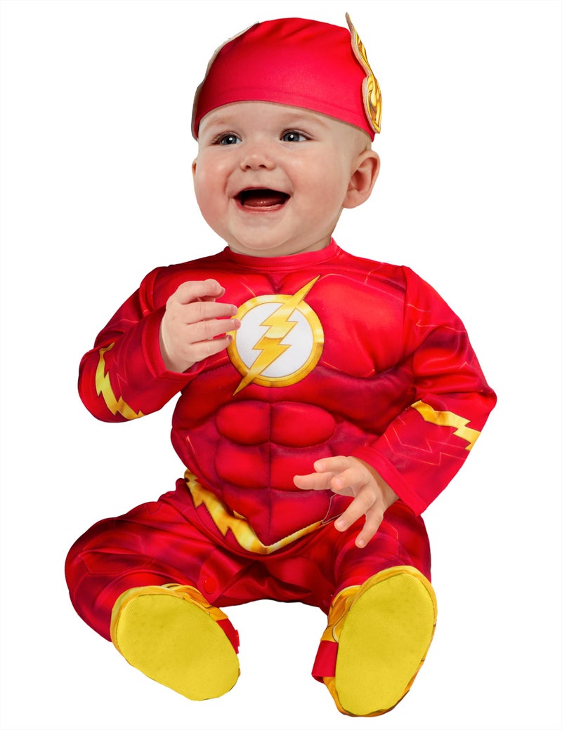 Rubies DC Comics Superheroes Flash Costume for Babies Babies 1218 Months - Image 2