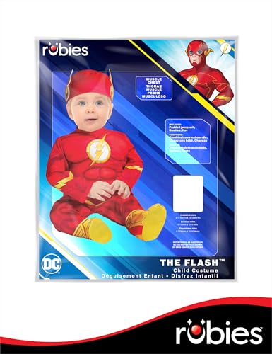 Rubies DC Comics Superheroes Flash Costume for Babies Babies 1218 Months - Image 3