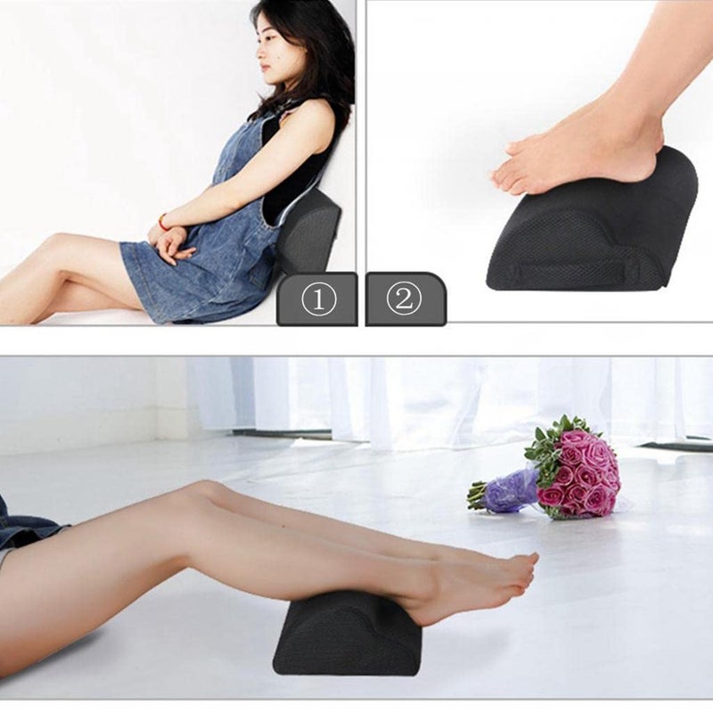 IVELECT Foot Rest Under Desk NonSlip Ergonomic Footrest Foam Cushion Leg Clearance - Image 2