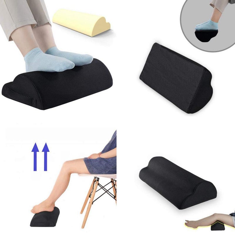 IVELECT Foot Rest Under Desk NonSlip Ergonomic Footrest Foam Cushion Leg Clearance - Image 3