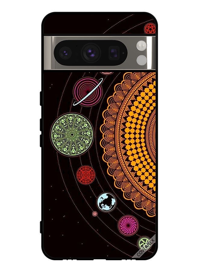 Covernex Protective Case Cover For Google Pixel 8 Pro Mandala Solar System Art - Image 1