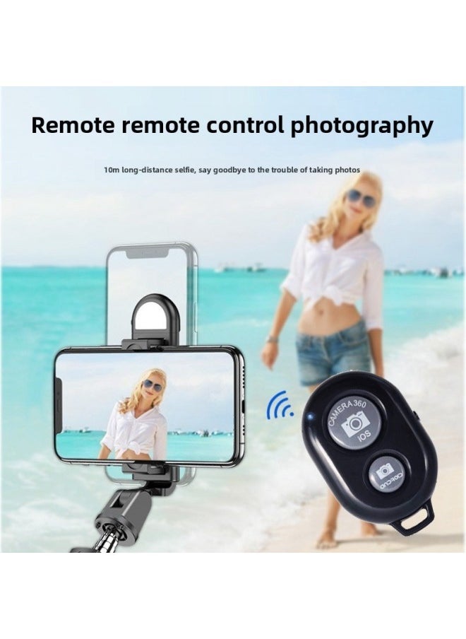 Mobile Phone Bluetooth Camera Remote Control With Android IOS Universal Wireless Audio And Video  Turning Multi-function Artifact-Color:Yellow - Image 2