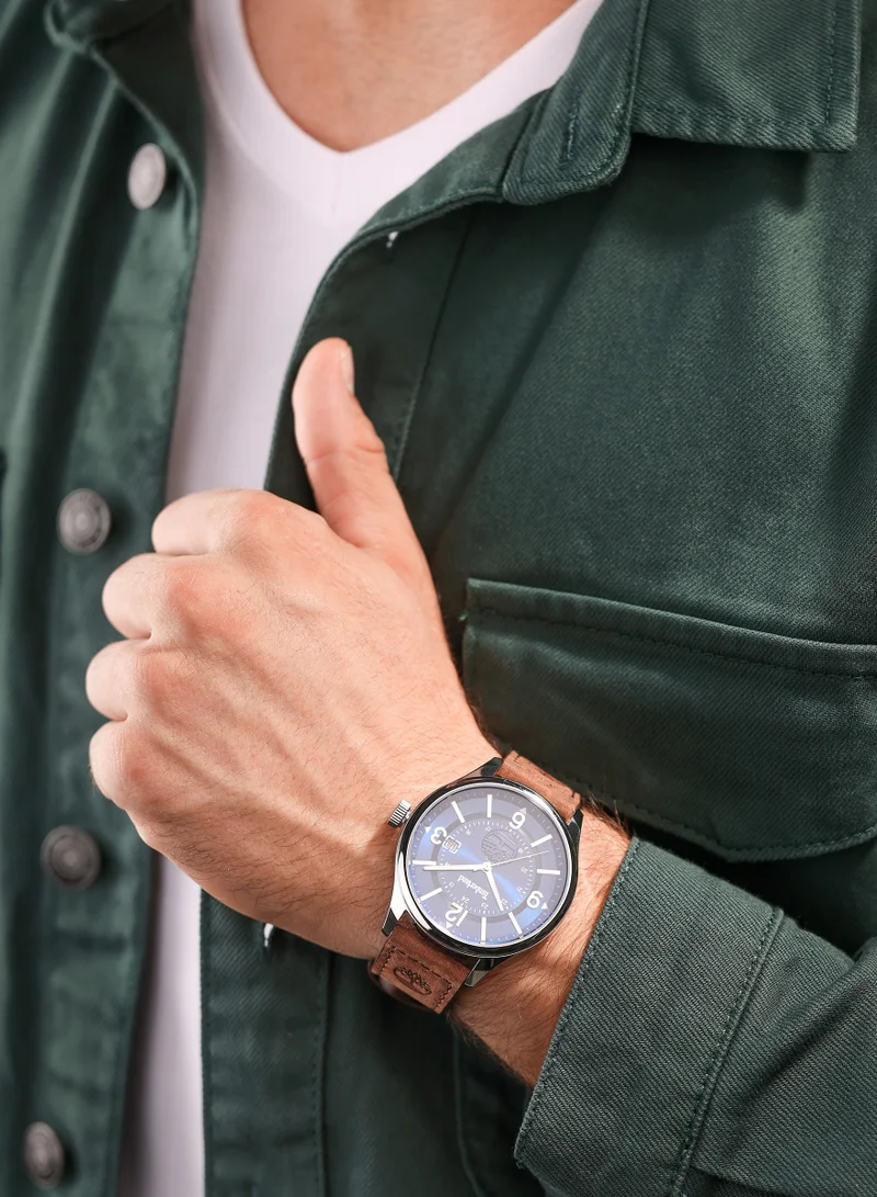 Timberland  watch for men with brown leather strap for Men | Best Price UAE