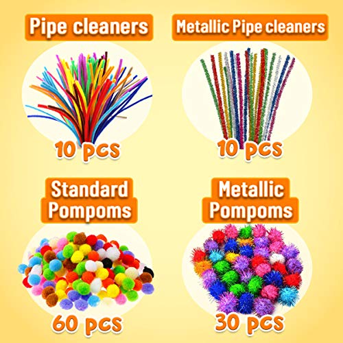 Goody King Arts and Crafts Supplies for Kids - All in One Kid Crafts Toddler Activities Kids School Supplies Age 4 5 6 7 8 Years Old Craft Art Supply Kit Kindergarten Homeschool - Image 4