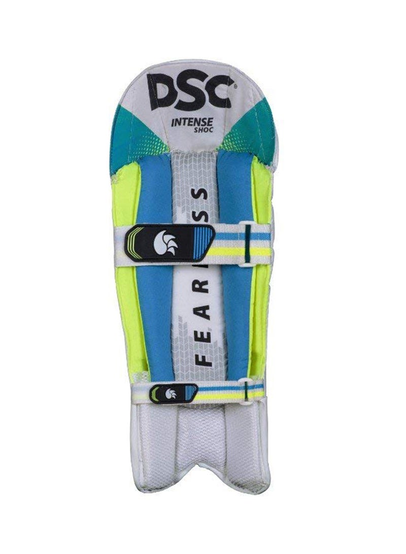 DSC Shoc Cricket Wicket Keeping Legguard | Size: Boys | For Men & Boys | Mesh Instep | Perfect Fit | Compact Wrap around fit  - Image 2