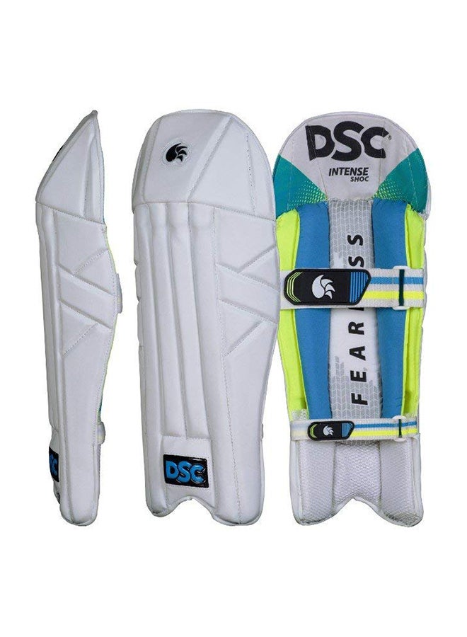 DSC Shoc Cricket Wicket Keeping Legguard | Size: Boys | For Men & Boys | Mesh Instep | Perfect Fit | Compact Wrap around fit  - Image 5
