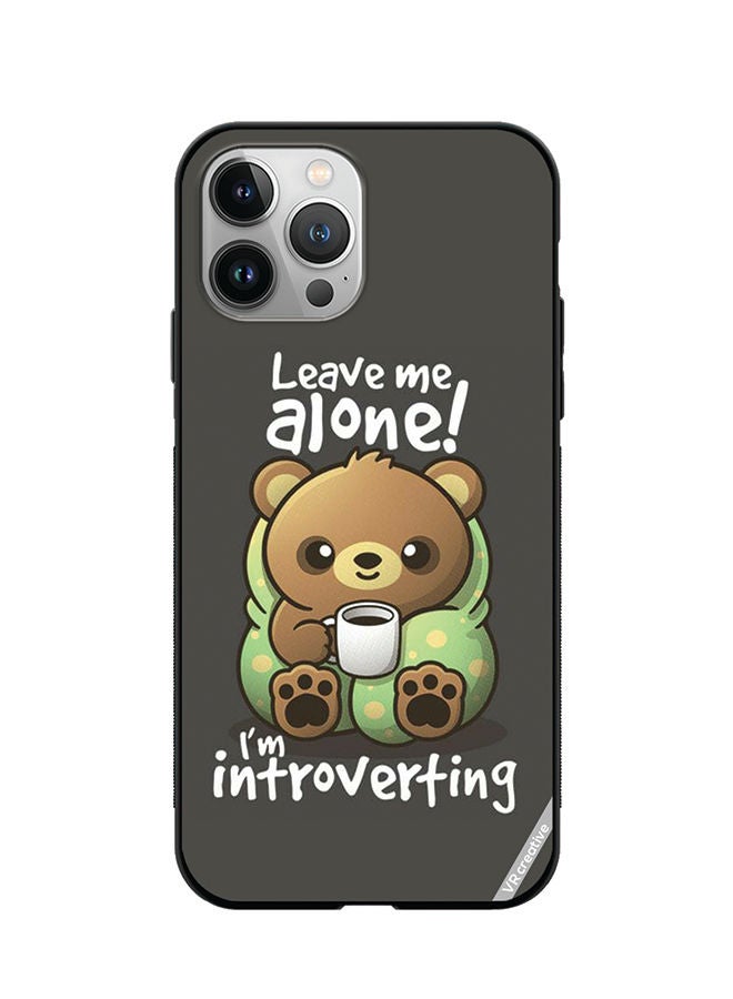 VR CREATIVE Protective Case Cover For Apple iPhone 11 Pro Max Leave Me Alone Design Multicolour - Image 1