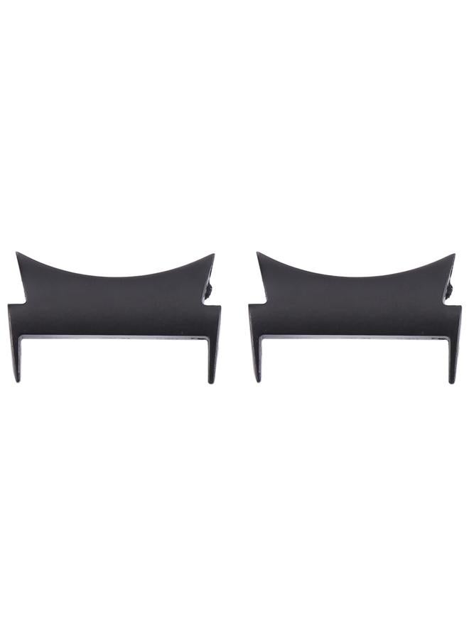 erorex 1 Pair For Samsung Galaxy Watch4 40mm / 44mm Smart Watch Watchband Connector Converter (Black) - Image 4