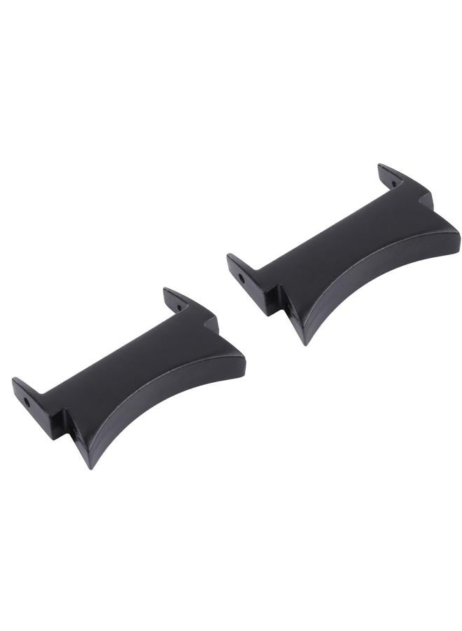 erorex 1 Pair For Samsung Galaxy Watch4 40mm / 44mm Smart Watch Watchband Connector Converter (Black) - Image 1