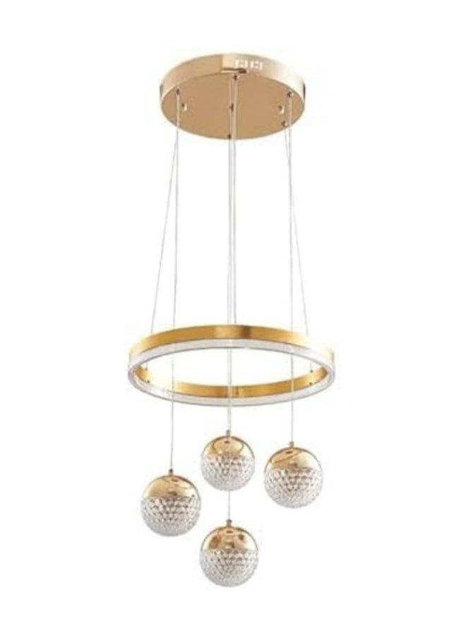 A F N Lighting A F N LIGHTINGS AFN LED Golden 4 Light Pendant Chandelier Light Modern LED Chandelier For Dining Living Room Hanging suspension luminaire Chandeliers - Warm White  - Image 1