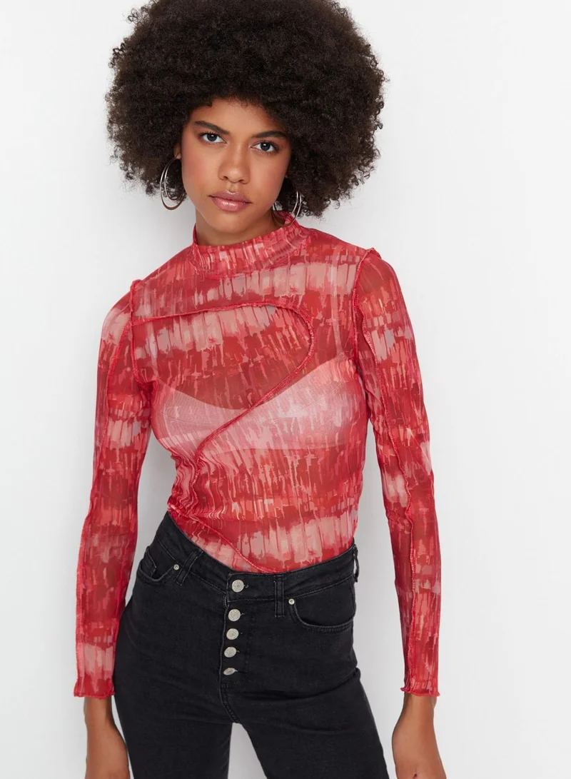 trendyol High Neck Top