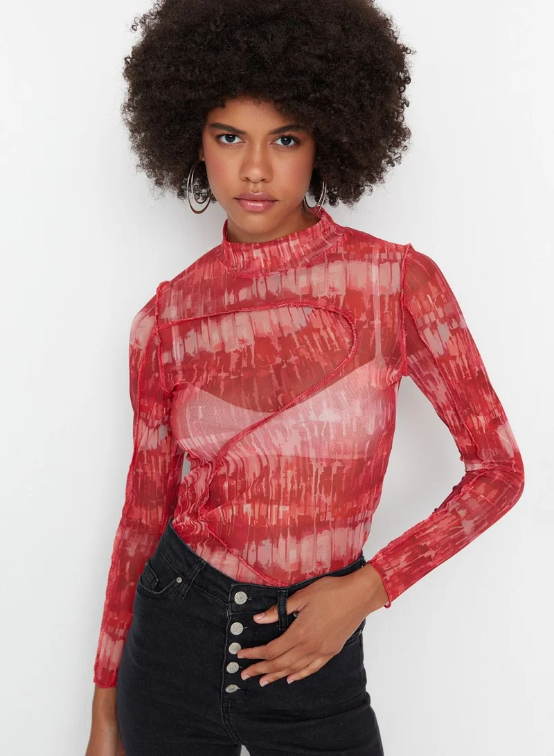 trendyol High Neck Top