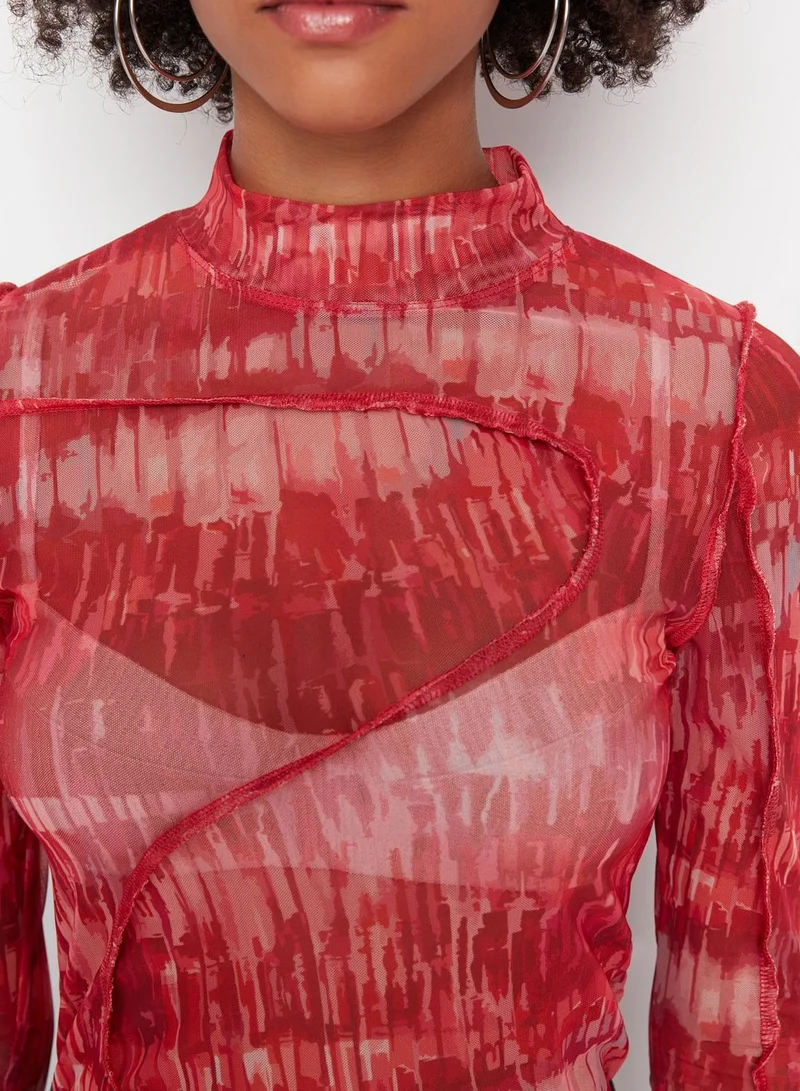 trendyol High Neck Top