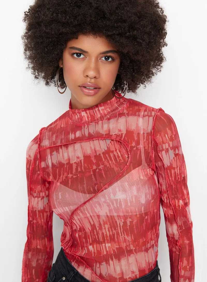 trendyol High Neck Top