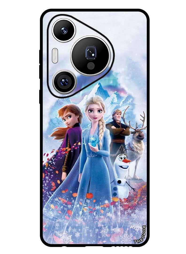 Theodor Protective Case Anti Scratch Shock Proof Bumper Cover For Huawei Pura 70 Pro Elsa the Snow Queen - Image 1