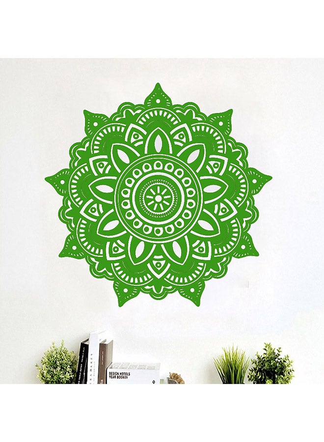 Voberry Mandala Flower Indian Bedroom Wall Sticker Green 20X17X1cm - Image 3