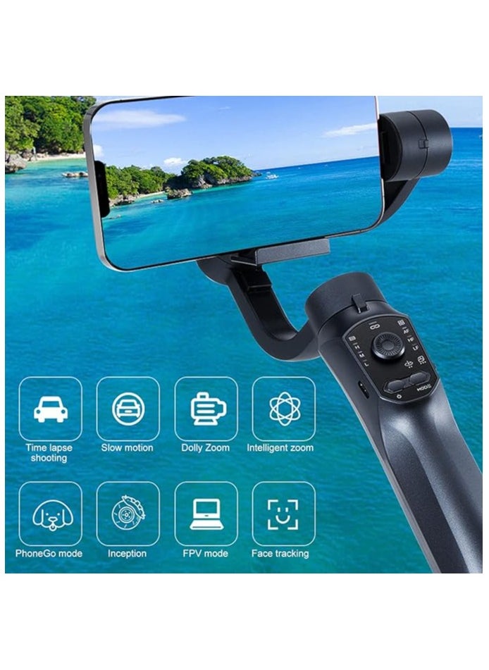 Rosvola Phone Stabilizer 3 axis Selfie Stick Stabilizer for Video Recording  - Image 2