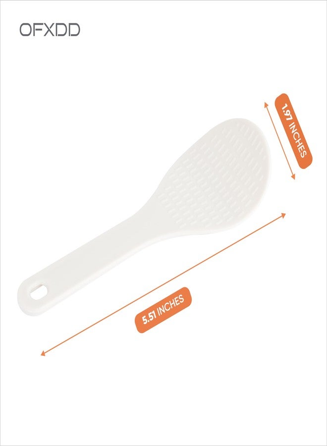 OFXDD Rice Paddle Plastic - Non Stick Rice Spatula for Kitchen - Serving Rice Spoon Paddle - Rice Scooper, Cooking Utensil for Multicooker, 5 Pcs - Image 5