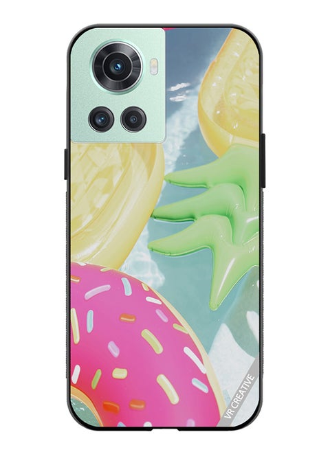 Protective Case Cover For OnePlus Ace Pool Fun Design Multicolour