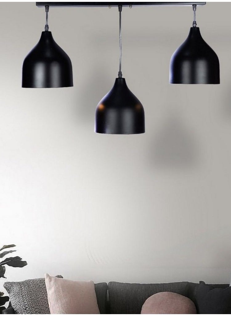 Generic Black Metal Chandelier-80×50 Cm 