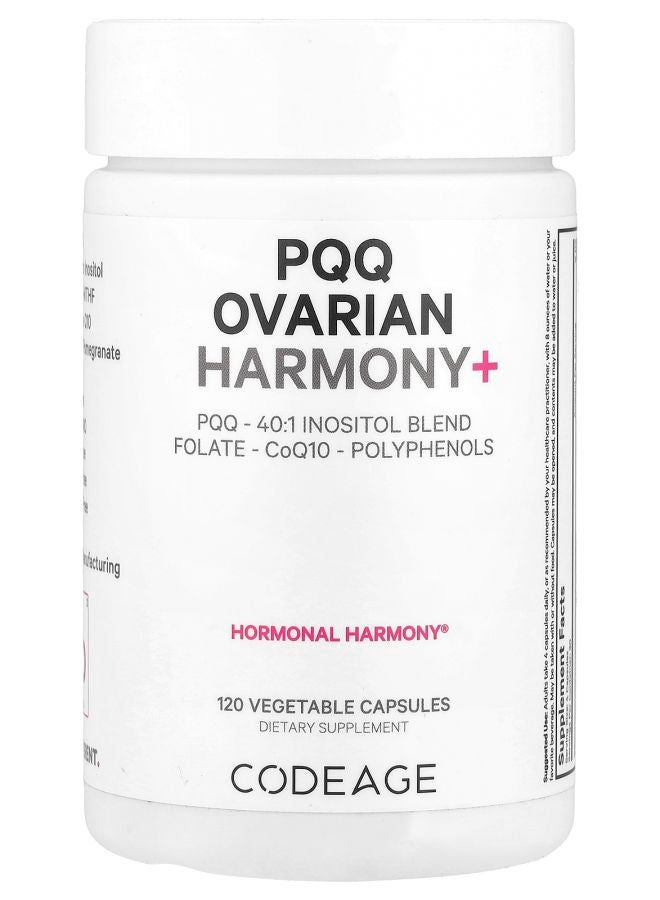 Codeage PQQ Ovarian Harmony+  120 Vegetable Capsules
