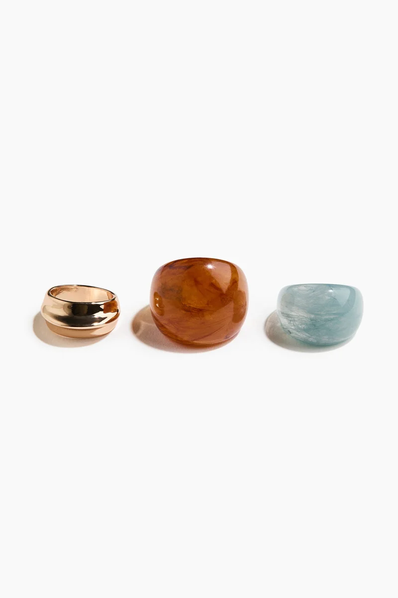 H&M 3-pack rings