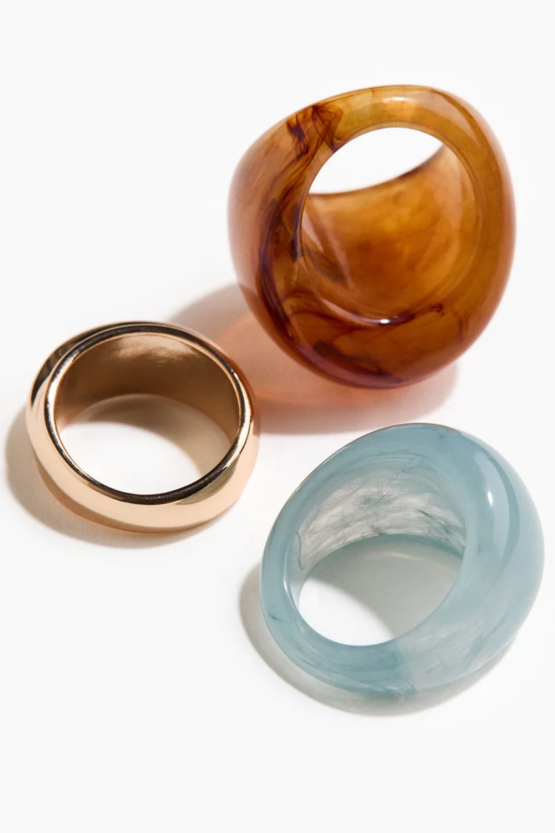 H&M 3-pack rings
