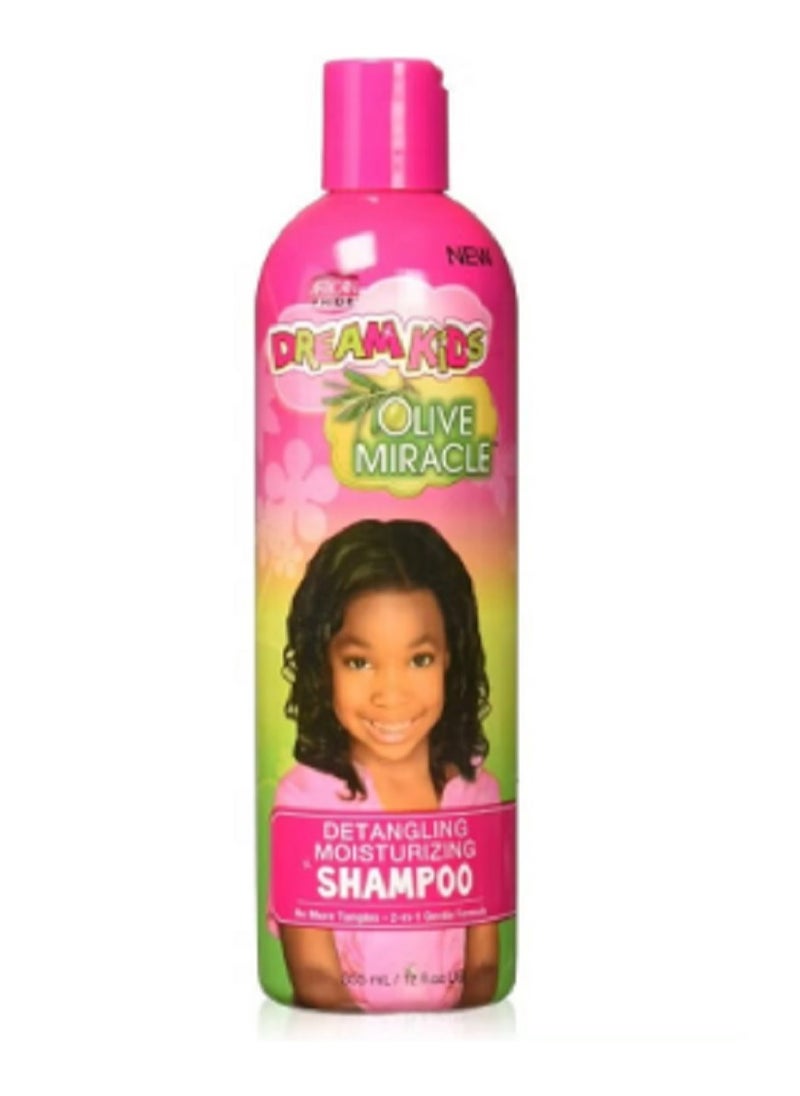 African Pride Dream Kids Olive Miracle Detangling Shampoo And Conditioner Combo Set 355ml  - Image 2