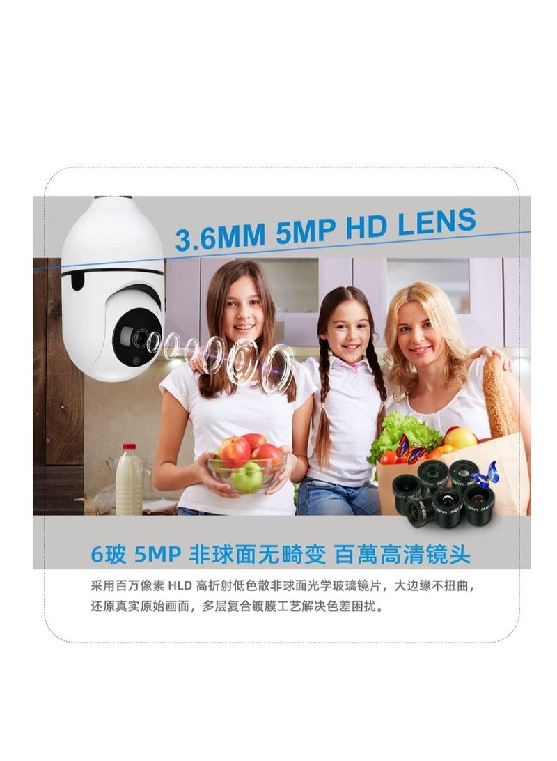 ELTRAZONE كاميرا ذكية منزلية جديدة بدقة 1080p مع واي فاي، مراقبة داخلية مع رؤية ليلية، مراقبة مع تطبيق iOS و Android، متوافقة مع Google Home من أجل الأمان - Image 4