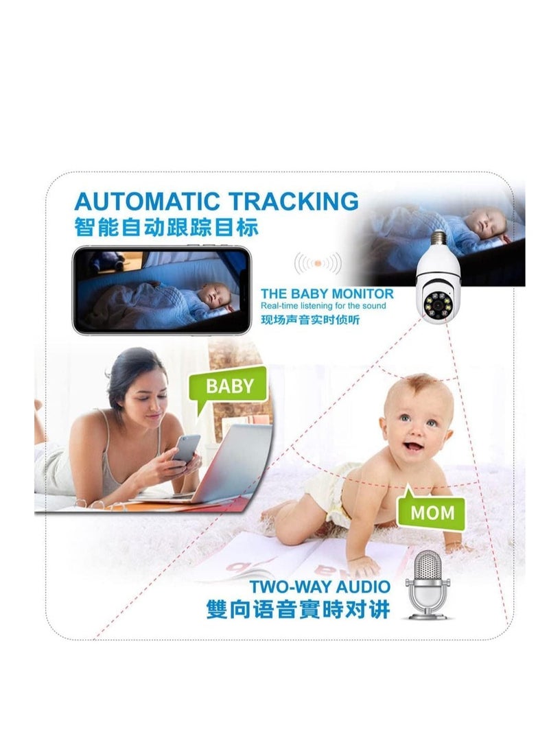 ELTRAZONE كاميرا ذكية منزلية جديدة بدقة 1080p مع واي فاي، مراقبة داخلية مع رؤية ليلية، مراقبة مع تطبيق iOS و Android، متوافقة مع Google Home من أجل الأمان - Image 2