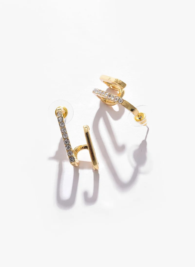 SOHI Parallel Artificial Stud Earring Jewellery