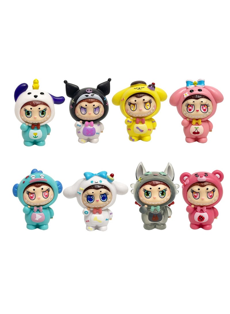 general Mysterious Bukalabu labubu blind box, tide play, figure series doll desktop ornament for family and friends (8-10cm) - Image 1