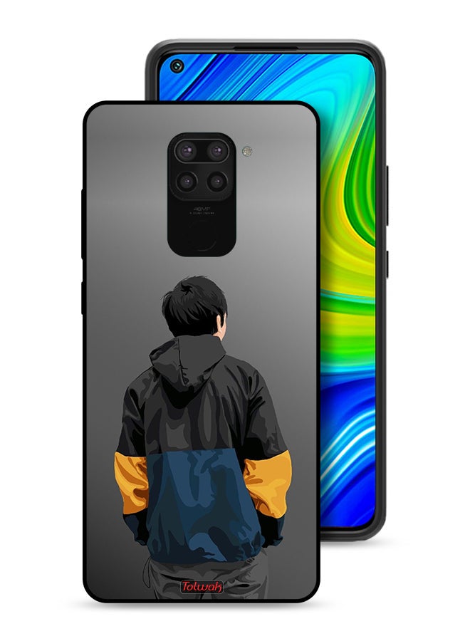 Tolwak Xiaomi Redmi Note 9 Protective Case Cover Boy Portrait Art - Image 1