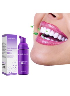 Lanthome Purple Teeth Whitening Mousse, Stain Remover, Teeth Whitening ...