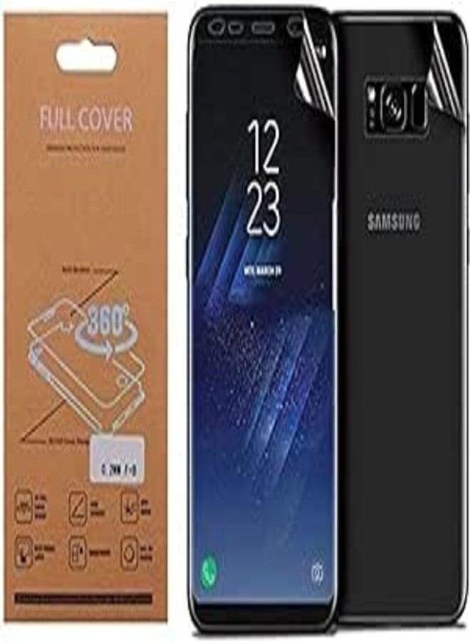 Generic - Gelatin Screen Protector Front & Back Full Cover 360 For iPhone 7 - Clear Transparent - Image 1