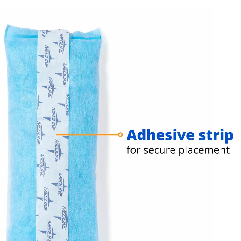 Medline Deluxe Perineal Cold Packs with Adhesive Strip, 4.5" x 14.25", Pack of 24, Ideal for Postpartum Perineal Care - Image 3