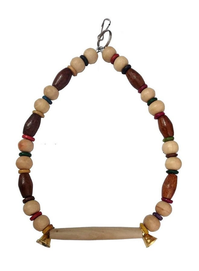 Emily Pets Ird Swing Toys, Chew Toys With Hanging Cage Toys For Small Parakeets, Cockatiels, Conures, Finches, Budgie, Macaws, Parrots, Love Birds(Brown) - Image 1
