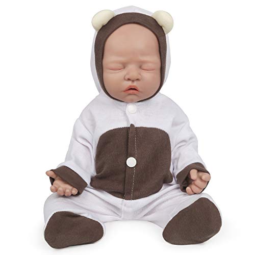 Vollence 12 inch Realistic Silicone Babies Anatomically Correct Cute Silicone Dolls for Kid Birthday Collectible Gifts - Girl - Image 1