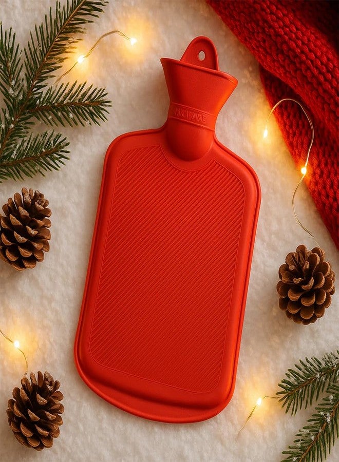 Large Rubber Hot Water Bag for Pain Relief | Leak-Proof Hot Water Bottle for Body, Back & Joint Pain - Image 3