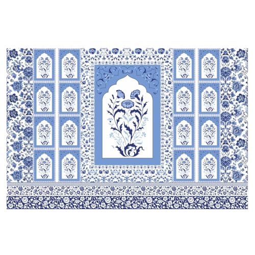 PAPER PLANE DESIGN Traditional Pattern Wallpaper & Exquisite Ethnic Mural Wallpaper.(DS 03) 12 FEET X 15 FEET (Non Woven Prime - Non Adhesive, 180, Square Feet) - Image 1