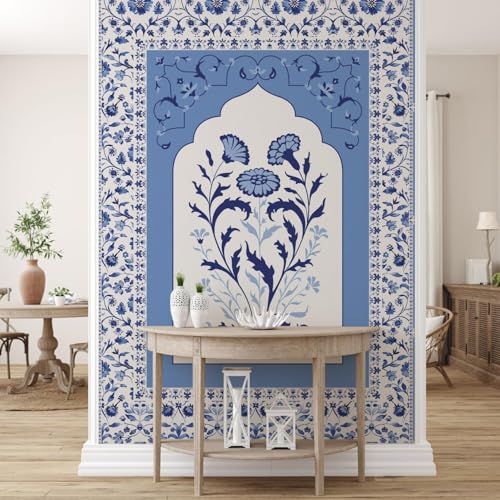 PAPER PLANE DESIGN Traditional Pattern Wallpaper & Exquisite Ethnic Mural Wallpaper.(DS 03) 12 FEET X 15 FEET (Non Woven Prime - Non Adhesive, 180, Square Feet) - Image 3