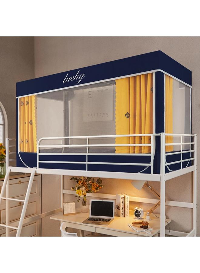 Bluejw ✅Upper And Lower Bunk Student Mosquito Net Shading Bed Curtain Dormitory Bedroom Dust Cover Encryption Anti-mosquito Factory Wholesale And Retail Gift - Image 4