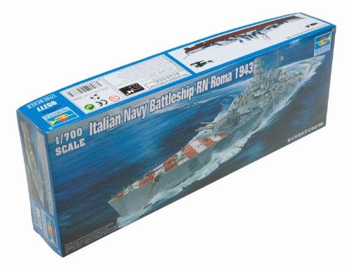 Trumpeter 1700 RN Roma Italian Navy Battleship 1943 Model Kit - Image 1