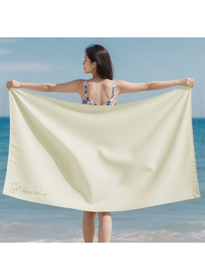 Sun Protection Beach Towel Quick-drying Towel Absorbent Microfiber Bath Towel Waterproof Shawl Swimming Towel Processing And Customization