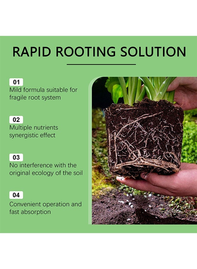 مونسبري محلول تجذير سريع، محلول تجذير متعدد الأغراض، هرمون تجذير للقصاصات، محلول تعزيز نمو النبات للتجذير السريع، منشط لبدء جذور قصاصات النبات مناسب للزهور والخضروات والأعشاب والفواكه، 50 مل - Image 5