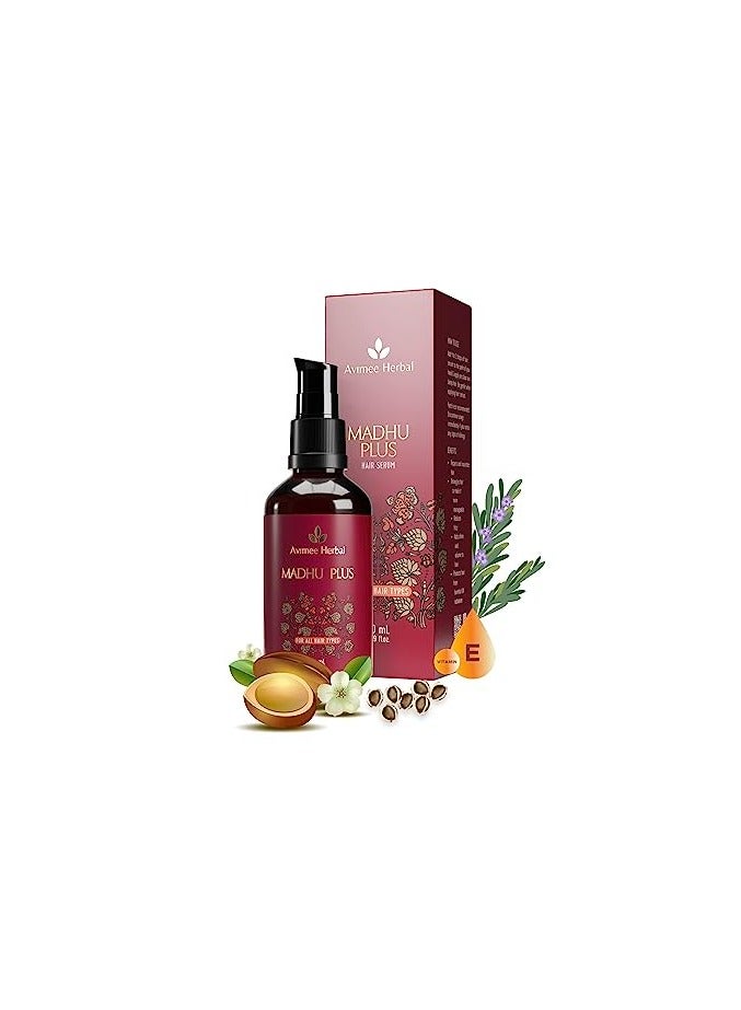 اڤيمي هيربال Avimee Herbal 50 gm Madhu Plus مصل الشعر العشبي مع عامل حماية من الشمس SPF 15 - Image 2