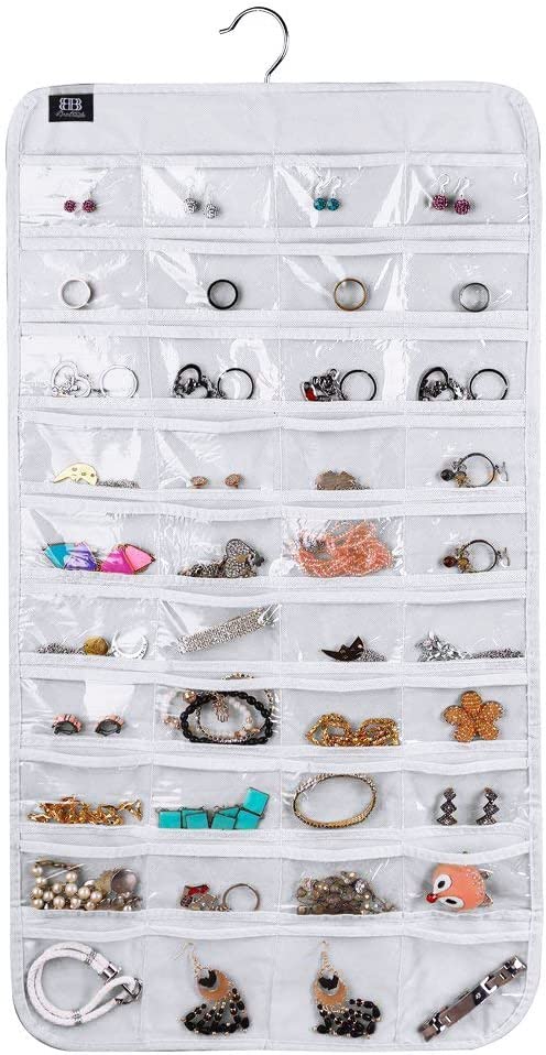BB Brotrade Hanging Jewelry OrganizerAccessories Organizer80 Pocket Organizer for Holding Jewelries - Image 1