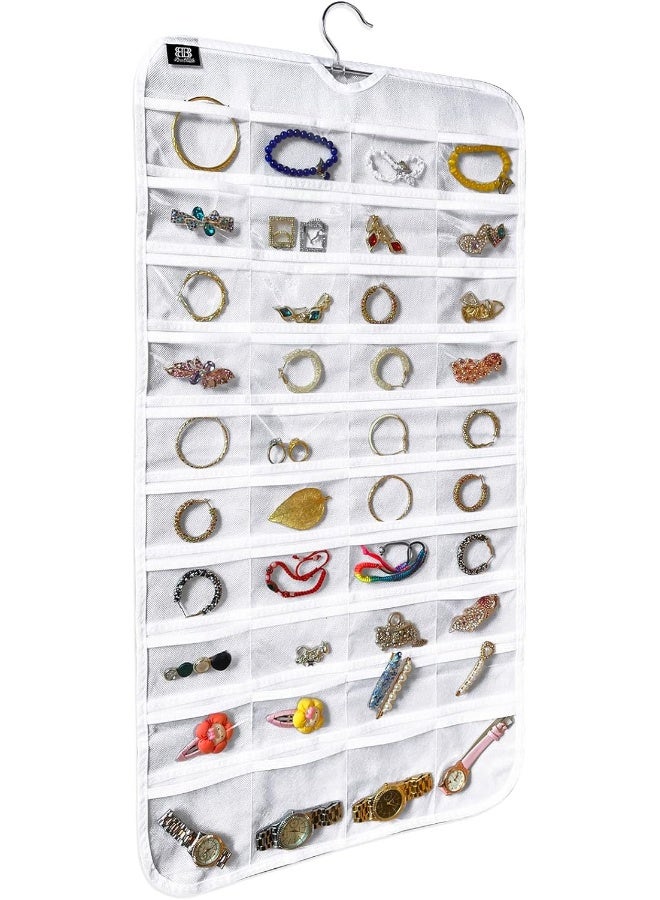 BB Brotrade Hanging Jewelry OrganizerAccessories Organizer80 Pocket Organizer for Holding Jewelries - Image 4