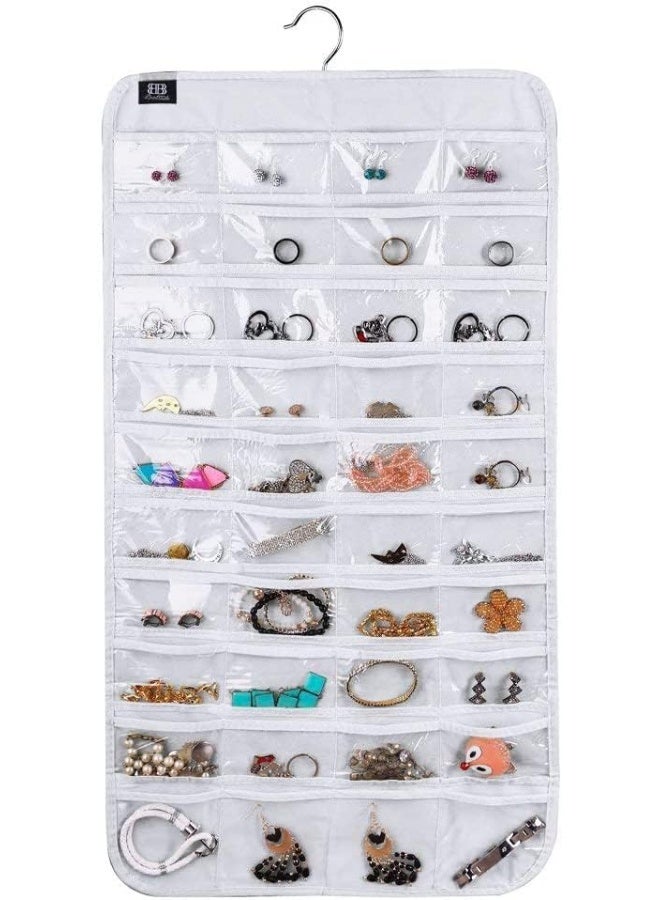 BB Brotrade Hanging Jewelry OrganizerAccessories Organizer80 Pocket Organizer for Holding Jewelries - Image 5