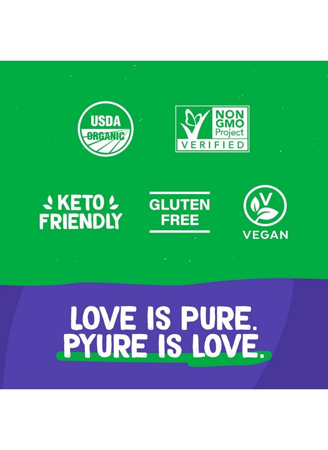 Pyure - Organic Stevia Powder Extract ; 100% Stevia No Fillers Stevia Concentrate 300X Sweeter Than Sugar ; No Additives Pure Stevia Extract Sugar Substitute Microspoon Included ; 1000 Servings - Image 1